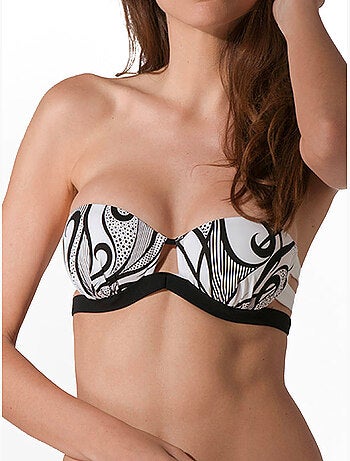 Haut de maillot de bain bandeau préformé elixir