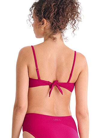 Haut de maillot de bain bandeau préformé sans armatures florida