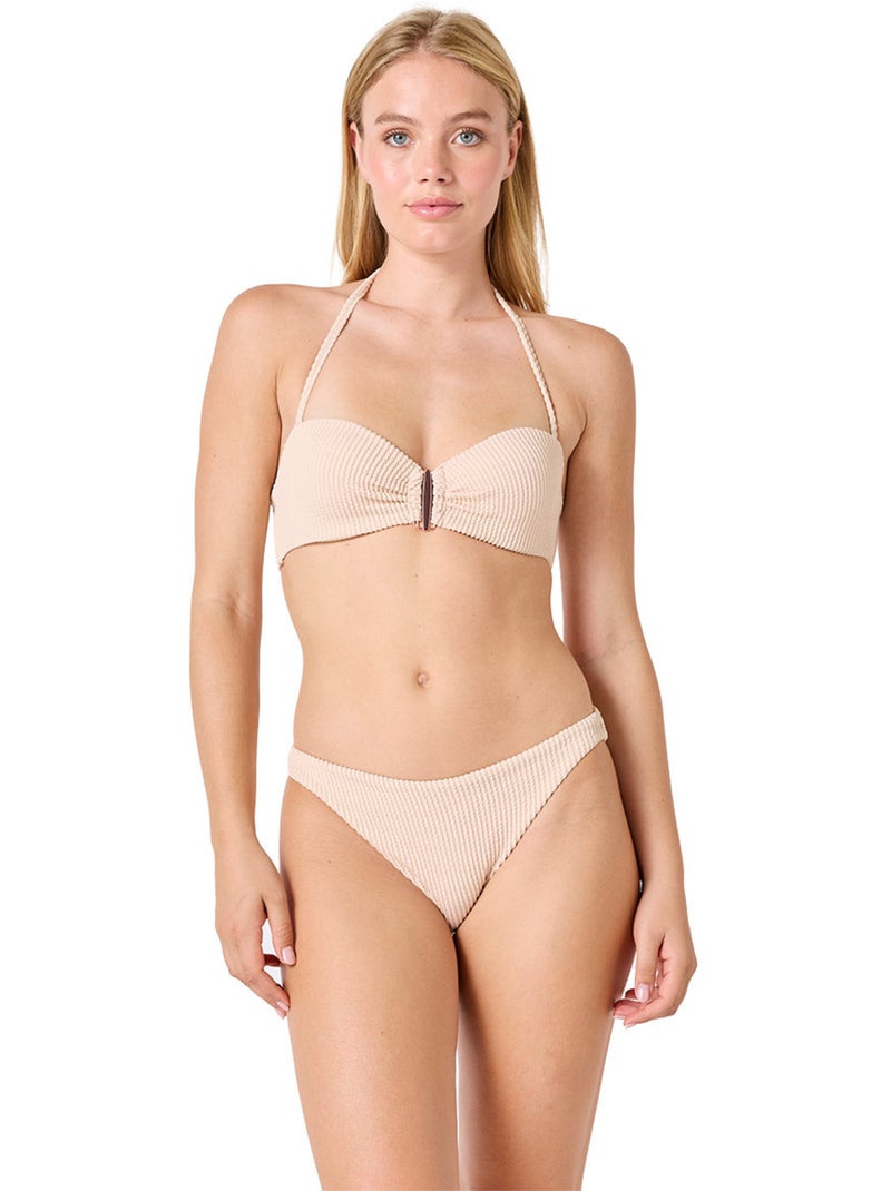 Haut de maillot de bain bandeau REVEUSE - Brigitte Bardot Bain Beige - Kiabi