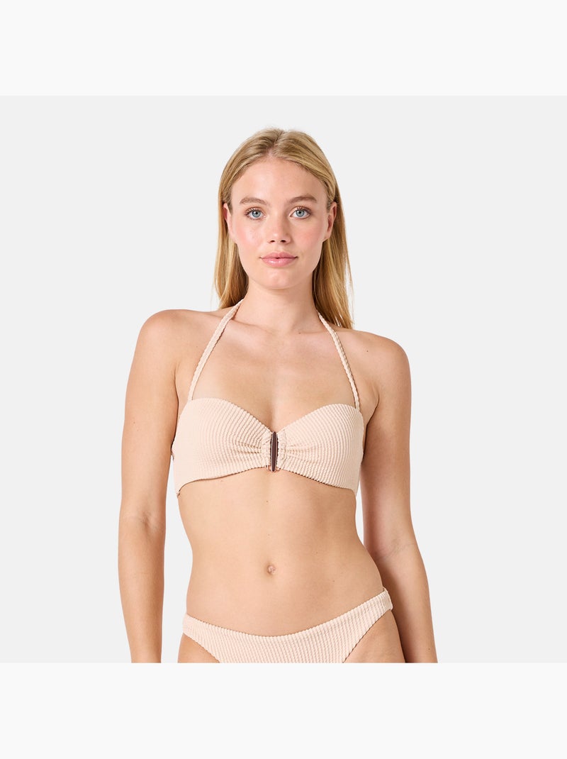 Haut de maillot de bain bandeau REVEUSE - Brigitte Bardot Bain Beige - Kiabi