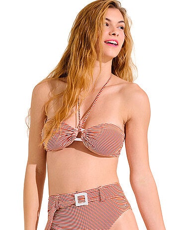 Haut de maillot de bain bandeau sans armatures lascari