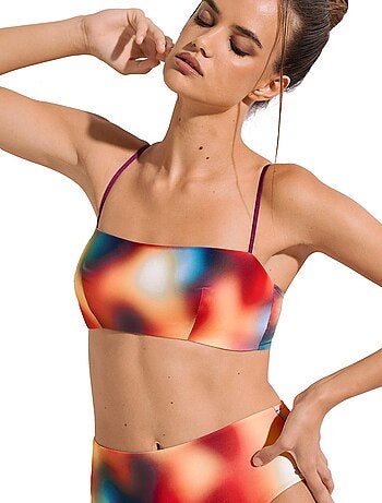 Haut de maillot de bain bandeau sans armatures olympia