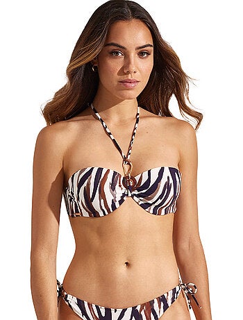 Haut de maillot de bain bandeau serengeti