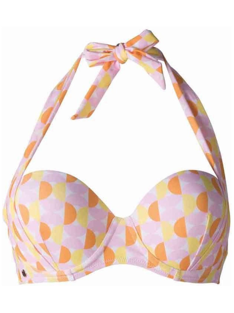 Haut de maillot de bain bandeau SEVENTIES - Brigitte Bardot Bain Rose - Kiabi