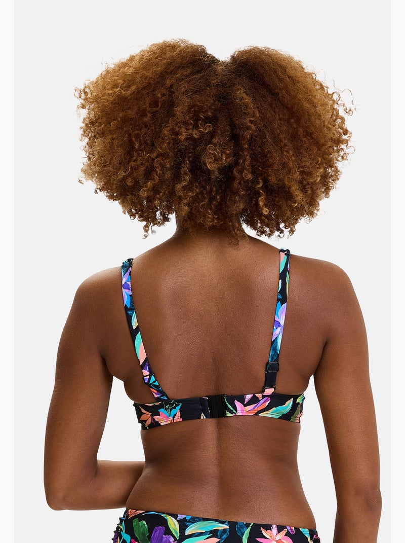 Haut de maillot de bain Barbade Sans Complexe Noir Rose Bleu - Kiabi