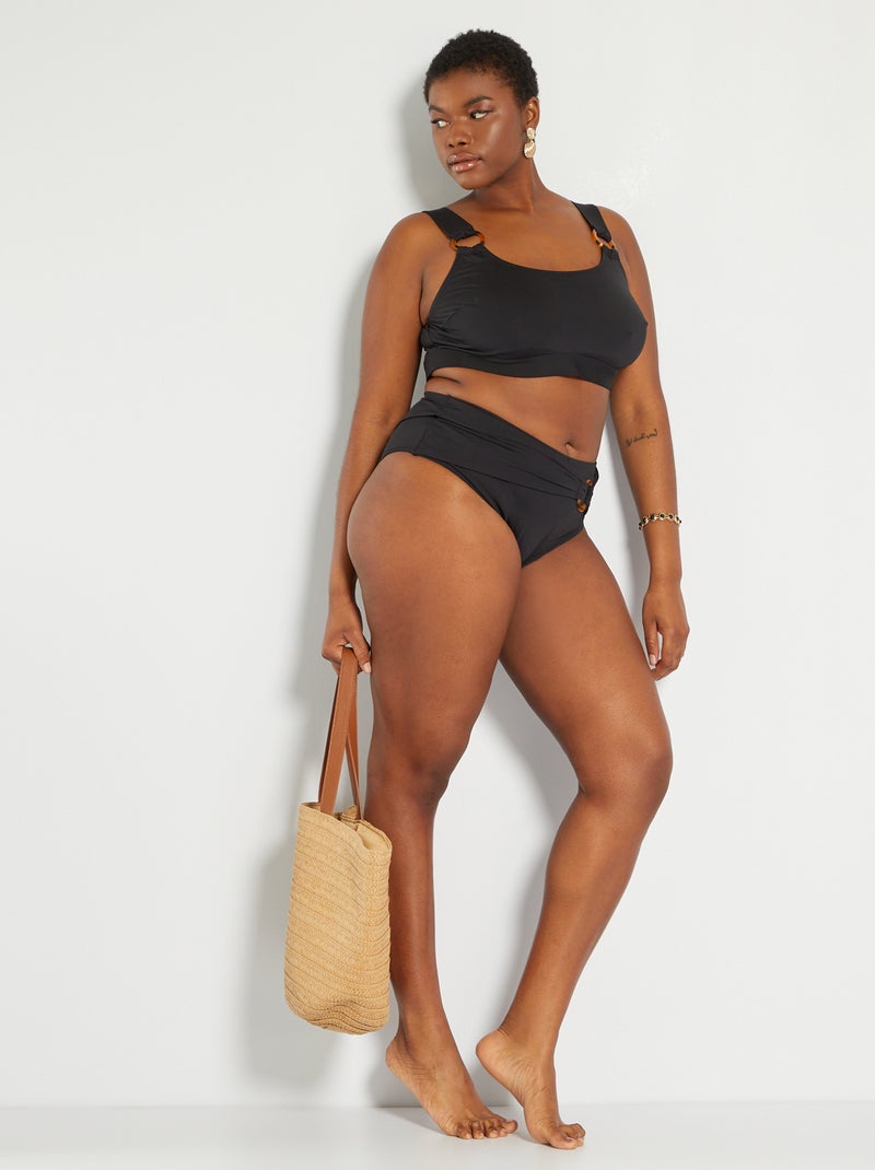 Haut de maillot de bain brassière noir - Kiabi