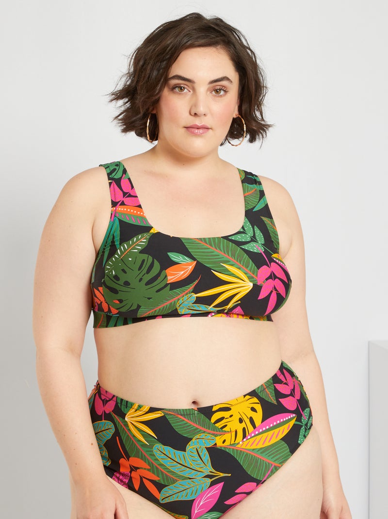 Haut de maillot de bain brassière Noir - Kiabi