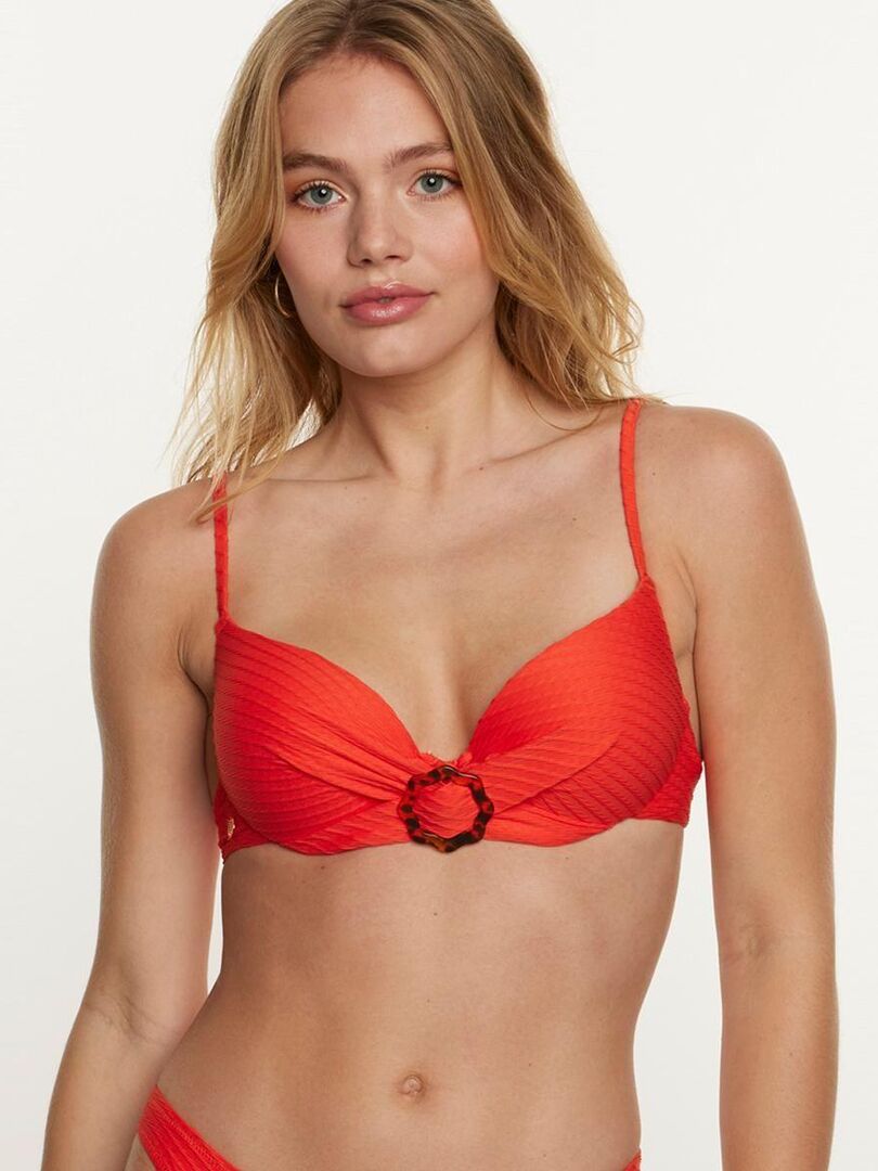 Maillot de bain rouge push up sale