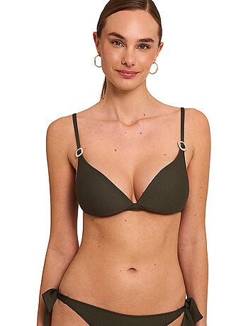 Haut de maillot de bain décolleté préformé sans armatures solstice