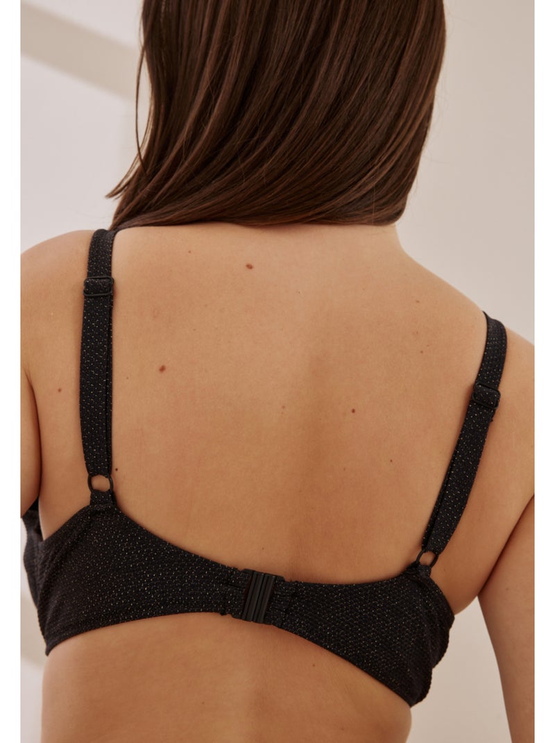 Haut de maillot de bain emboîtant Divine Noir - Kiabi
