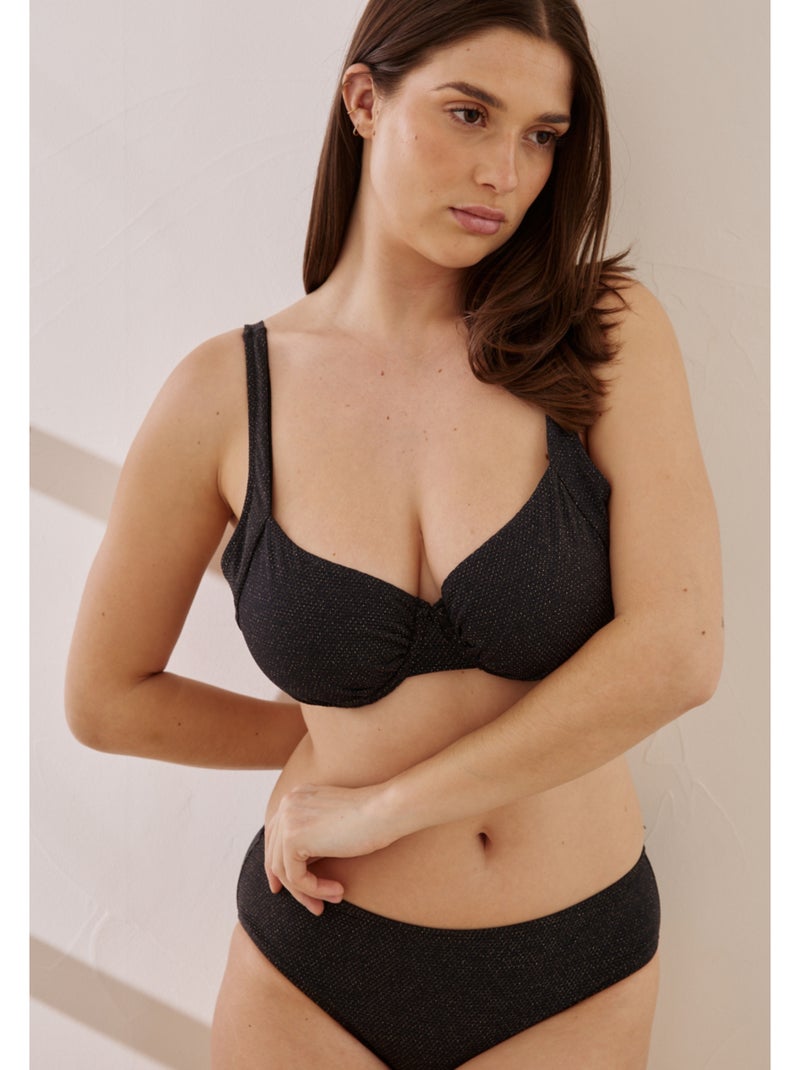 Haut de maillot de bain emboîtant Divine Noir - Kiabi