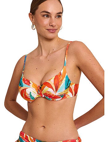 Haut de maillot de bain emboîtant oasis