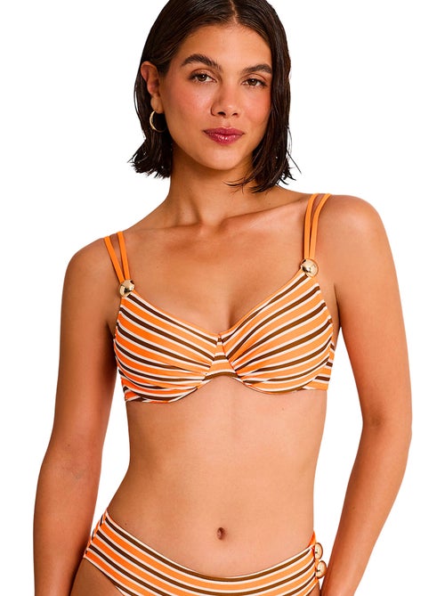 Haut de maillot de bain emboîtant sailor - Kiabi Haut de maillot de bain emboîtant sailor - Kiabi