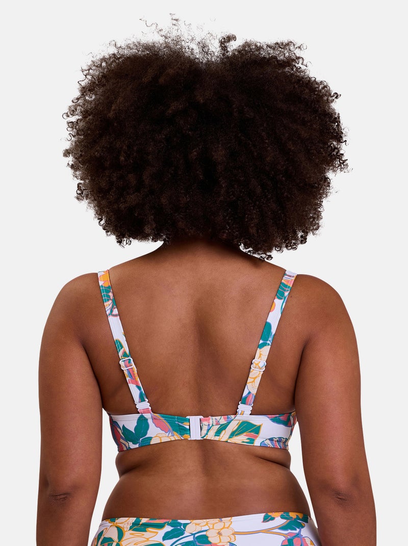 Haut de maillot de bain Fidji Sans Complexe Blanc Vert clair - Kiabi