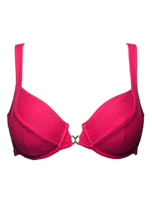 Haut de maillot de bain Glamourous Textured Sans Complexe - Kiabi