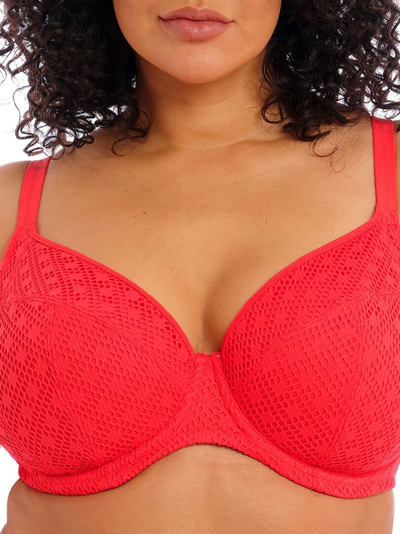 Maillot de bain rouge grande taille sale