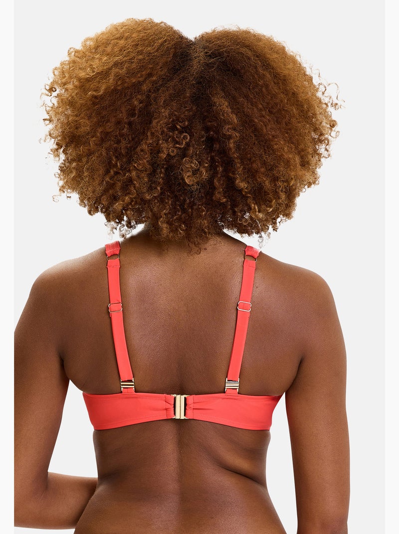 Haut de maillot de bain Managua Sans Complexe Orange clémentine - Kiabi