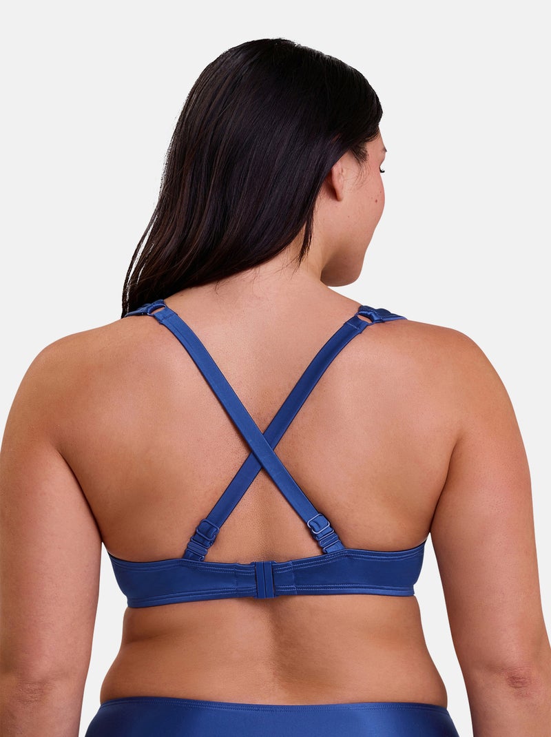 Haut de maillot de bain Maui Sans Complexe Bleu outremer - Kiabi