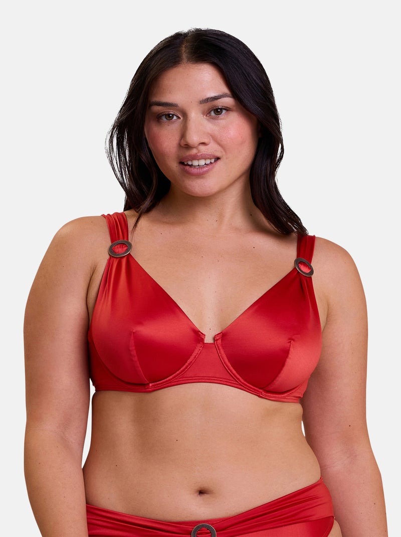 Haut de maillot de bain Maui Sans Complexe Orange - Kiabi
