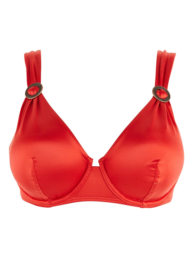 Haut de maillot de bain Maui Sans Complexe Orange - Kiabi