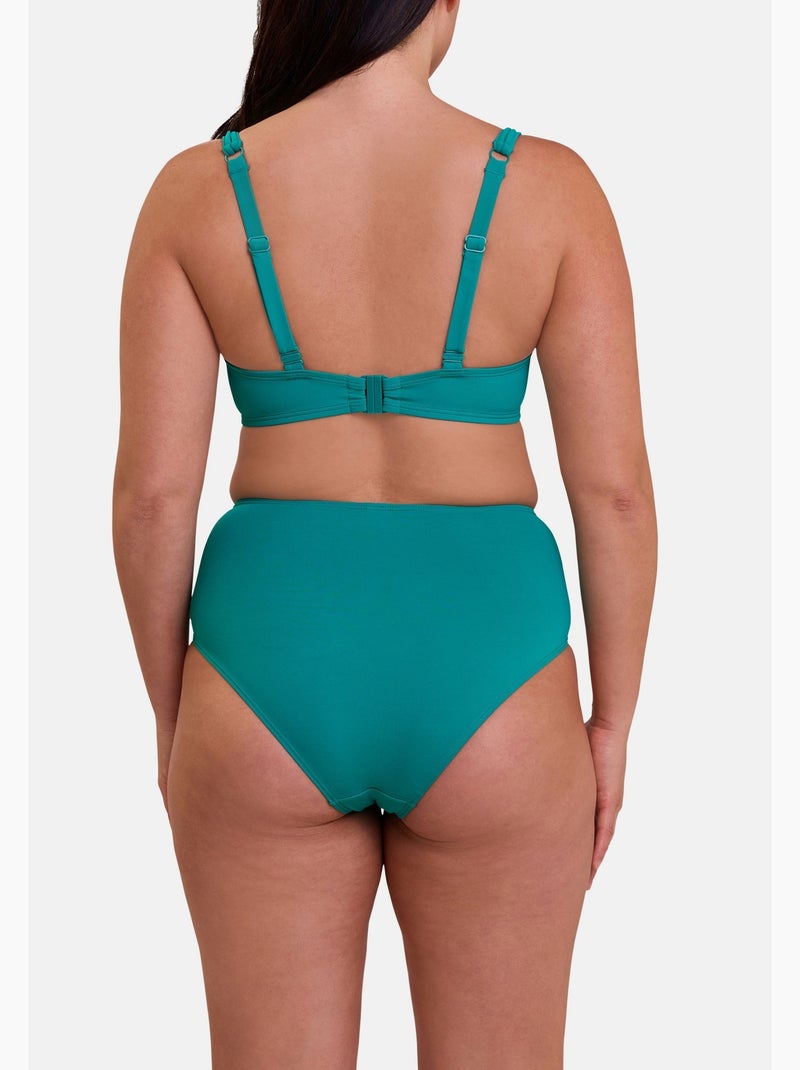 Haut de maillot de bain moorea sans complexe lingerie Vert émeraude - Kiabi