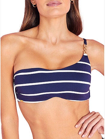 Haut de maillot de bain non préformé asymétrique multipositions ipanema