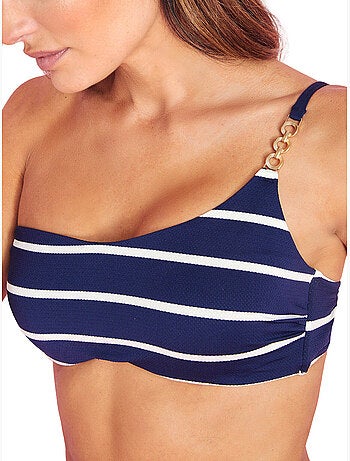 Haut de maillot de bain non préformé asymétrique multipositions ipanema