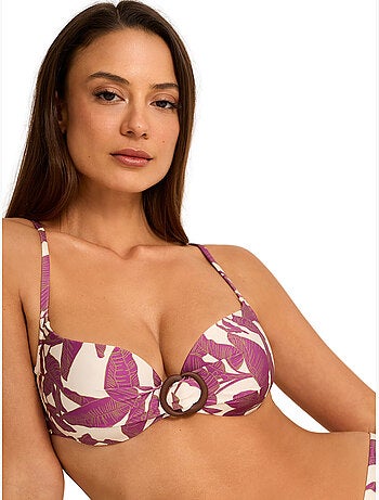 Haut de maillot de bain préformé armaturé salvia