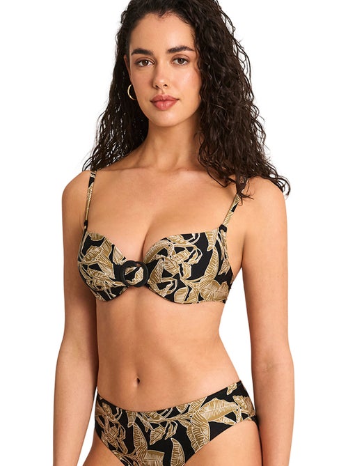 Haut de maillot de bain préformé armaturé salvia - Kiabi Haut de maillot de bain préformé armaturé salvia - Kiabi
