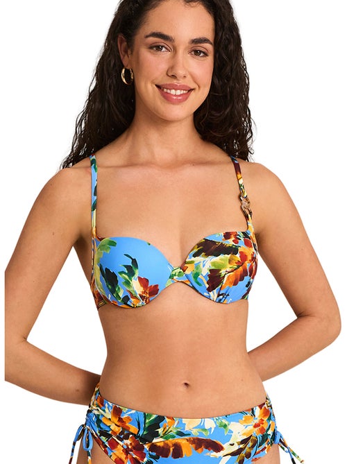 Haut de maillot de bain préformé armaturé tropico - Kiabi Haut de maillot de bain préformé armaturé tropico - Kiabi