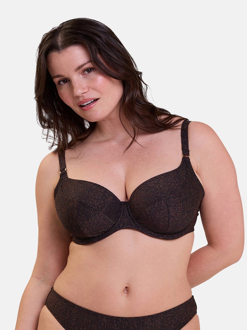 Haut de maillot de bain Reflet Sans Complexe Noir - Kiabi
