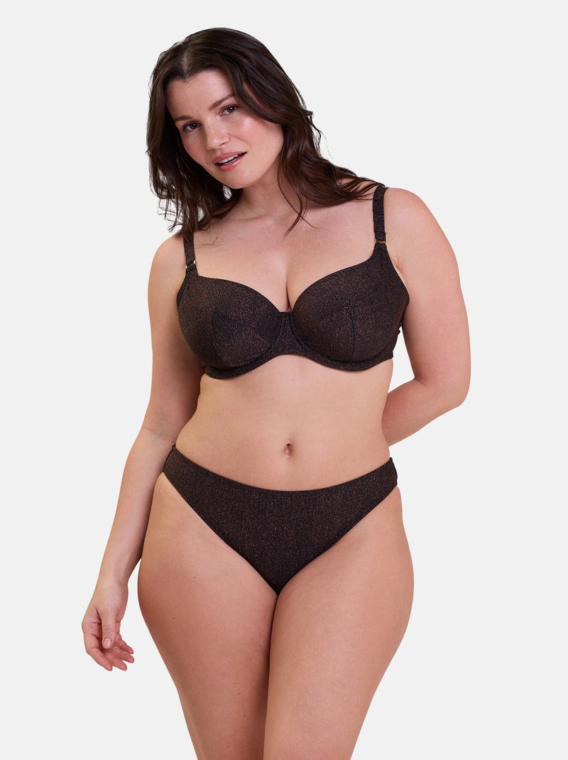 Haut de maillot de bain Reflet Sans Complexe Noir - Kiabi