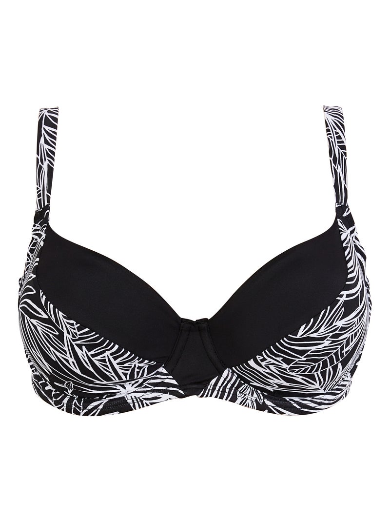 Haut de maillot de bain seychelles sans complexe lingerie Noir Blanc - Kiabi