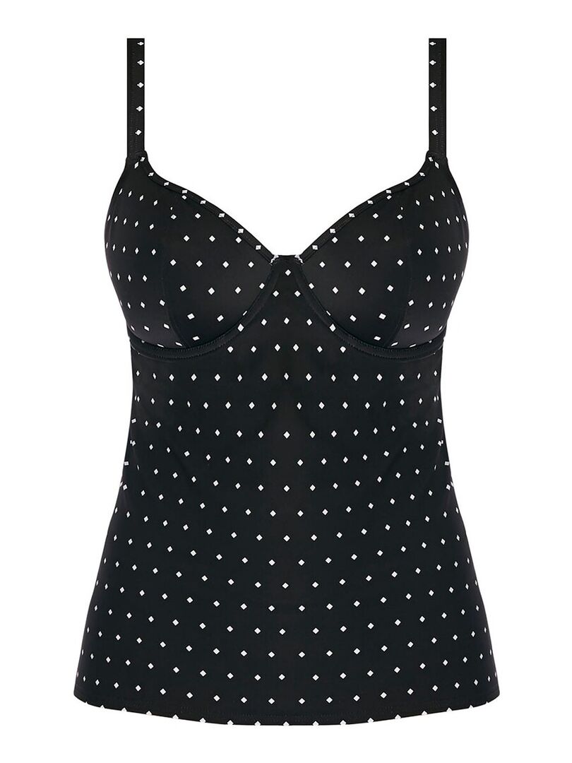Haut de maillot de bain tankini à armatures Jewel cove Noir - Kiabi