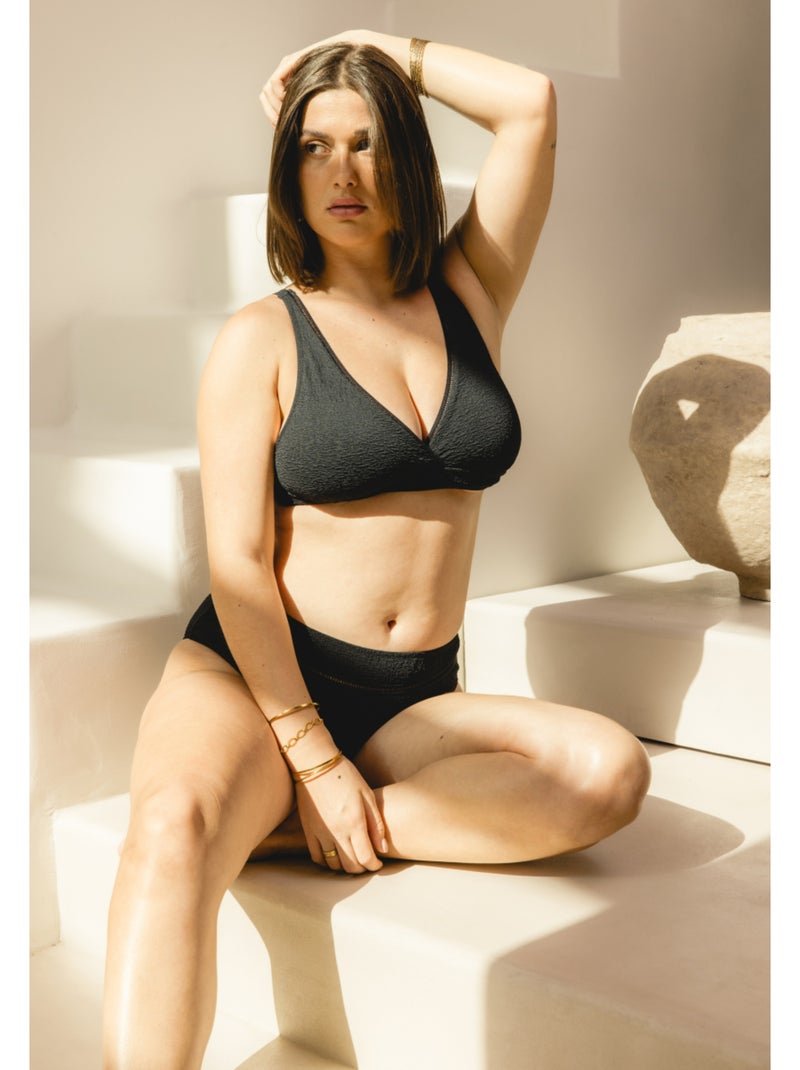Haut de maillot de bain triangle à coques amovibles Byala Noir - Kiabi