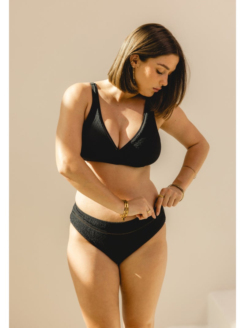 Haut de maillot de bain triangle à coques amovibles Byala Noir - Kiabi