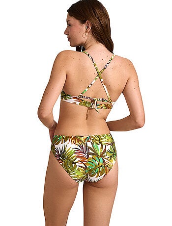 Haut de maillot de bain triangle armaturé non préformé jade