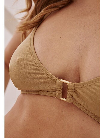 Haut de maillot de bain triangle avec coques amovibles Daniella