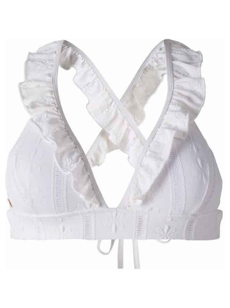 Haut de maillot de bain triangle CASSIS - Brigitte Bardot Bain Blanc - Kiabi