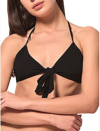 Haut de maillot de bain triangle convertible blue sense