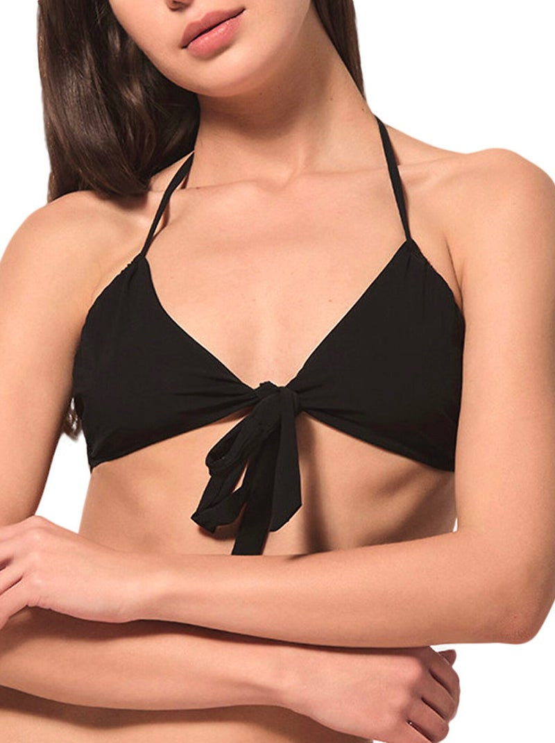 Haut de maillot de bain triangle convertible blue sense Noir - Kiabi