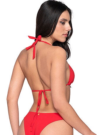 Haut de maillot de bain triangle convertible blue sense