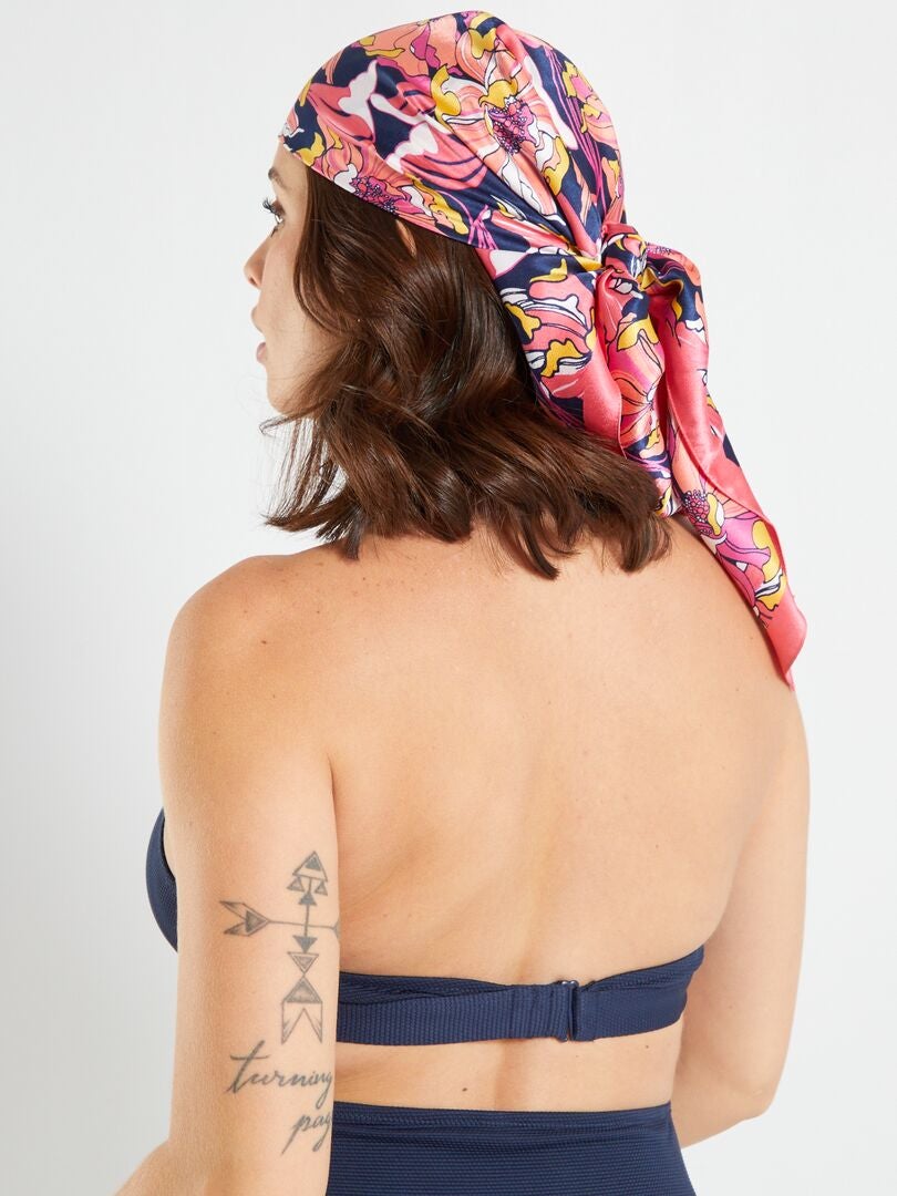 Haut de maillot de bain triangle de maternité bleu nuit - Kiabi
