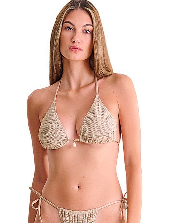 Haut de maillot de bain triangle dos nu calvi