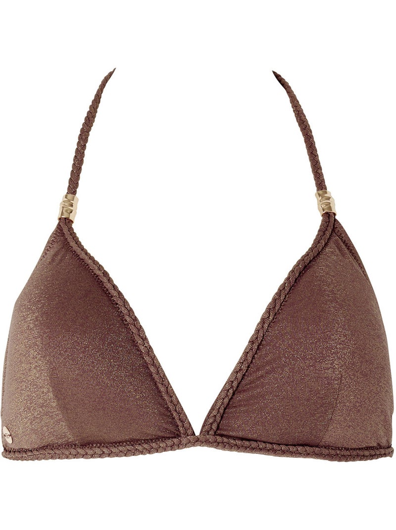 Haut de maillot de bain triangle FOLK - Brigitte Bardot Bain Marron - Kiabi