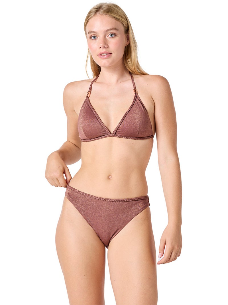 Haut de maillot de bain triangle FOLK - Brigitte Bardot Bain Marron - Kiabi