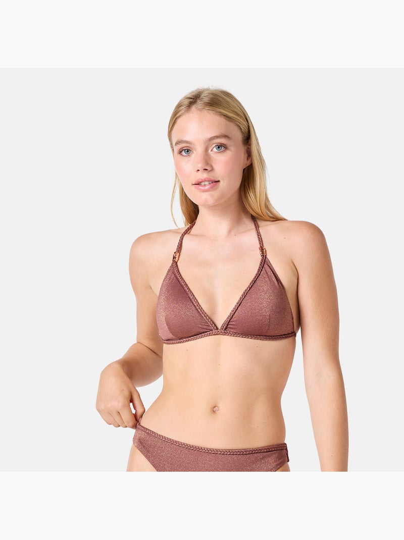 Haut de maillot de bain triangle FOLK - Brigitte Bardot Bain Marron - Kiabi