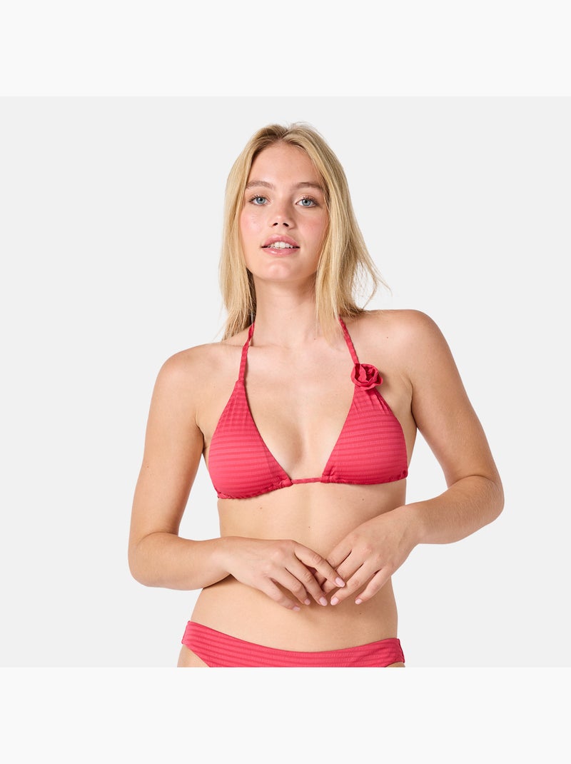Haut de maillot de bain triangle POETIQUE - Brigitte Bardot Bain Rouge - Kiabi