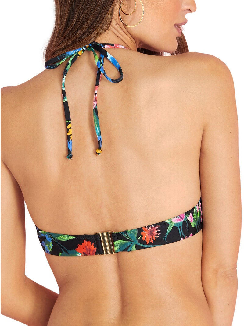 Haut de maillot de bain triangle préformé amalfi Noir - Kiabi