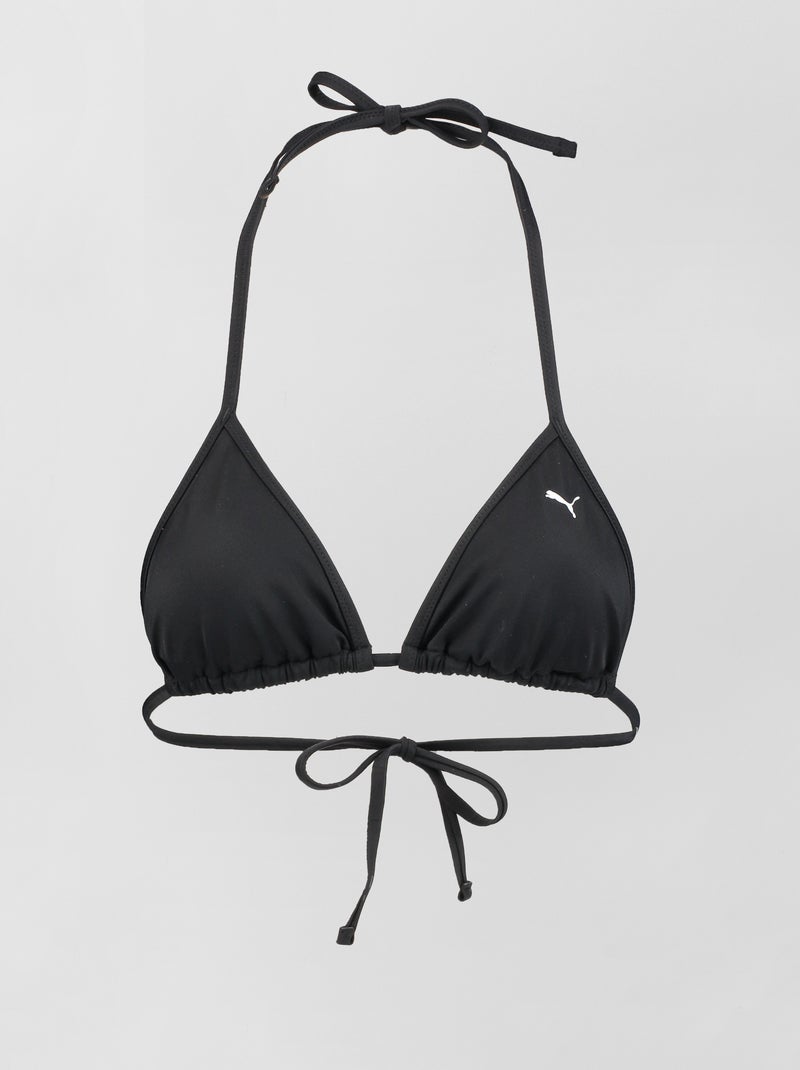 Haut de maillot de bain triangle 'Puma' noir - Kiabi